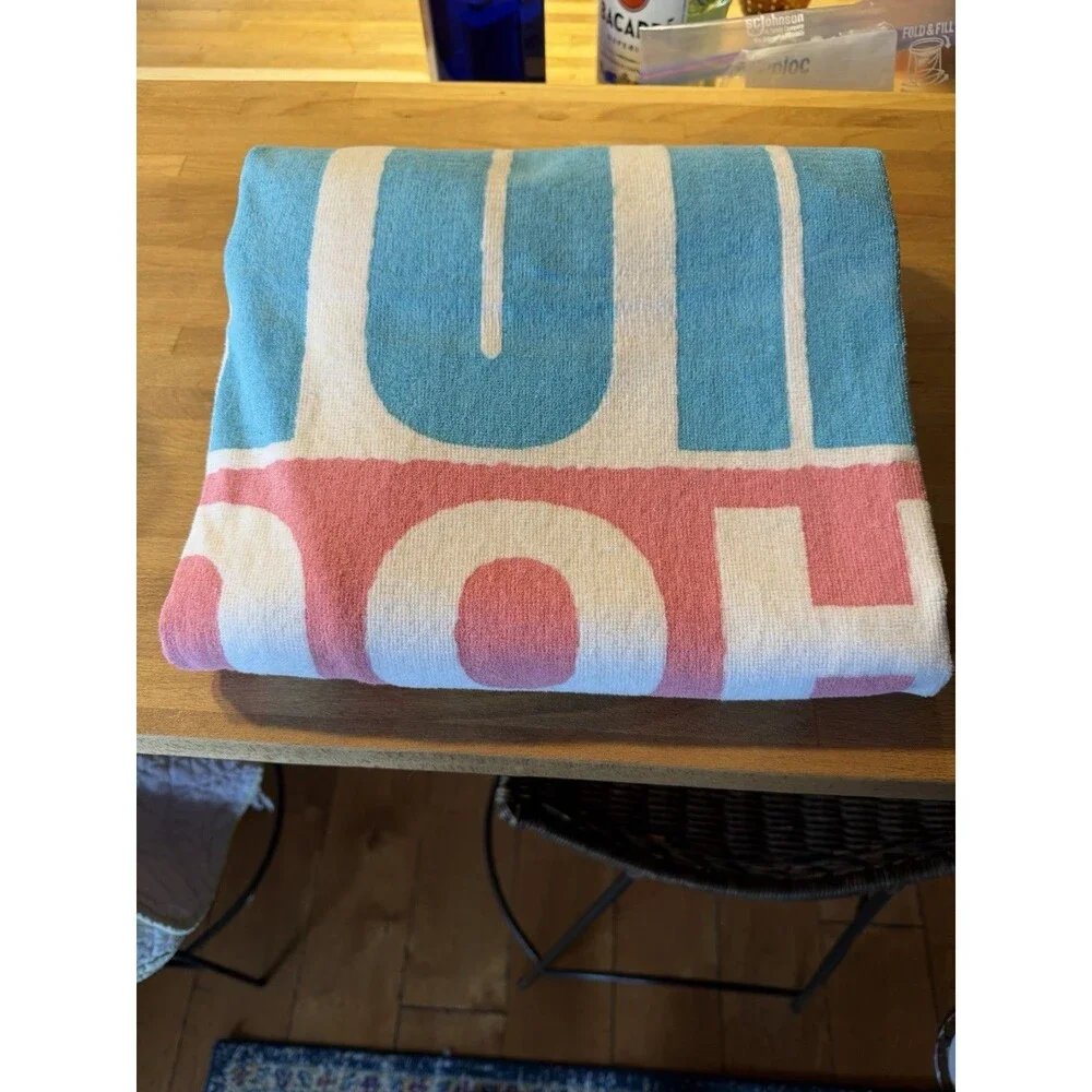 Tears For Fears Beach Towel $50 New! Bright Shout!!!